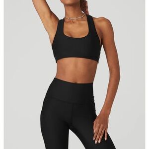 ALO Airlift Advantage Racerback Bra - Black